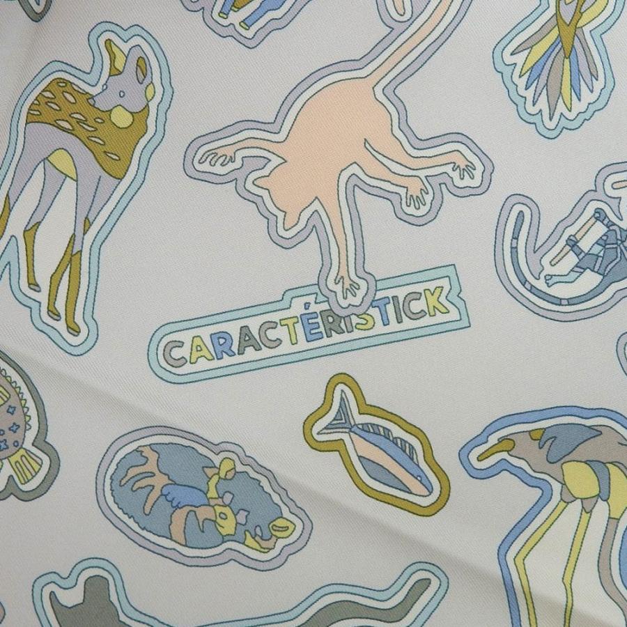美品 エルメス シルクスカーフ ガヴロッシュ キャラクテリスティック ステッカー HERMES（エルメス） 箱付未使用 2025年 Caracteristick Detail キャラ