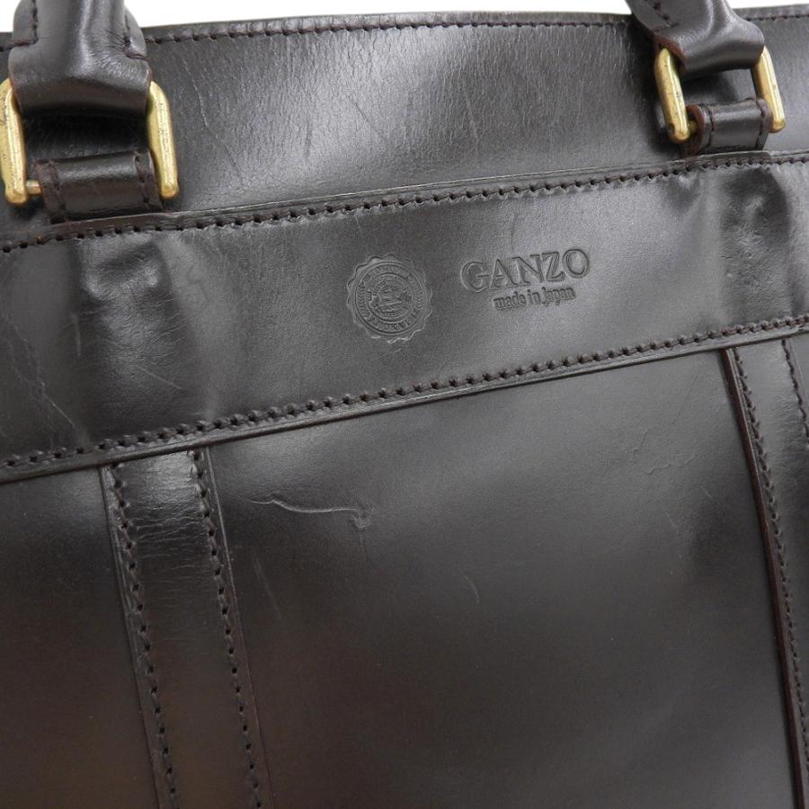 美品 ガンゾ 現行販売商品 AVON エイボン 38cm ブリーフケース