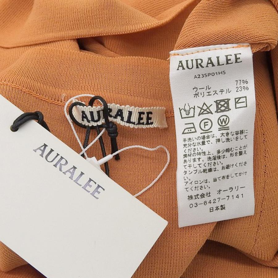 タグ付未使用 オーラリー AURALEE 2023年商品 A23SP01HS ウール混 ニット フレンチスリーブ サマー トップス 1 S パステル レディース 定価41800円 タグ付未使用 オーラリー AURALEE 2023年商品 A23SP01HS ウール混
