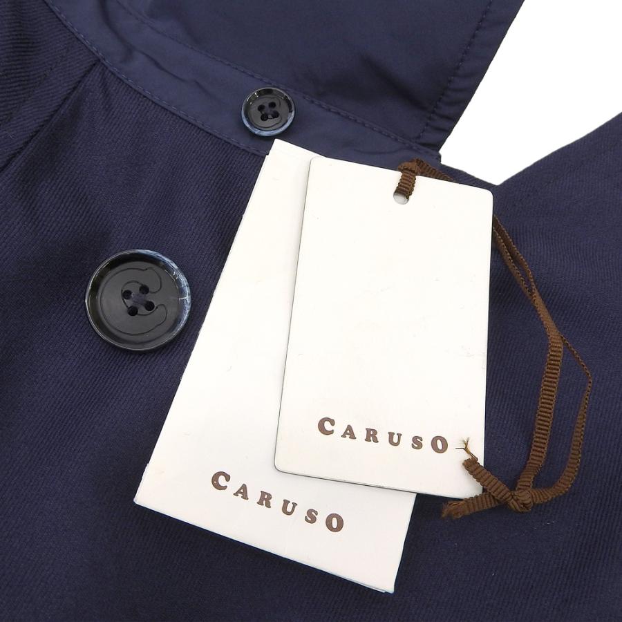 タグ付未使用 カルーゾ CARUSO 現行タグ カシミアシルク × 撥水