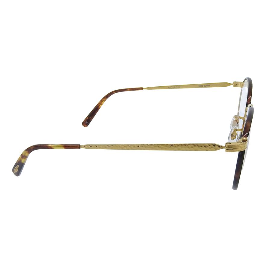 箱付超美品 オリバーピープルズ OLIVER PEOPLES 2017年 NHS-JOHN ボストン メタル 眼鏡 サングラス BUNNEYコラボ 49□22 鼈甲調 ほぼ未使用 定価48600円 OLIVER PEOPLES（オリバーピープルズ） 箱付超美品 OLIVER PEOPLES
