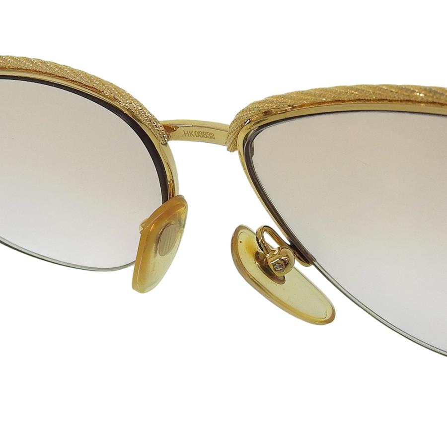 美品 ティファニー TIFFANY&Co. レアアイテム T318 Lunettes ルネッツ 23K ゴールドペースト ブロー 金張 眼鏡 サングラス 57□15 度入 ユニセックス TIFFANY&Co.（ティファニー） 美品 レアアイテム T318 Lunettes