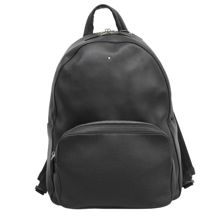 モンブラン　レザー バックパック 黒 MONTBLANC（モンブラン） 超美品 現行タグ マイスターシュテック