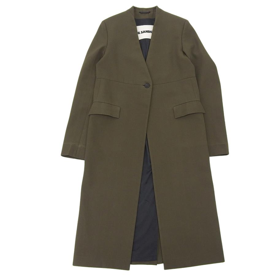 Y*a様 Jilsander ロングコート JIL SANDER（ジルサンダー） 超美品 JIL SANDER 2019年商品 ノーカラー