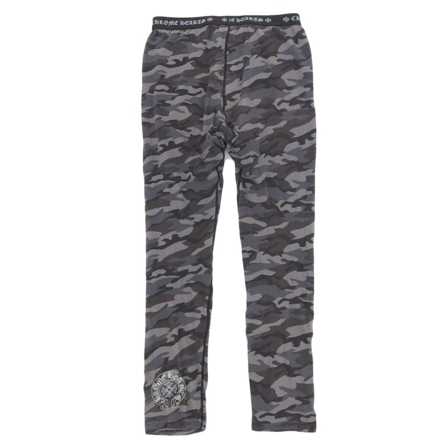 美品 クロムハーツ CHROME HEARTS ホースシュー レギンス グレー系