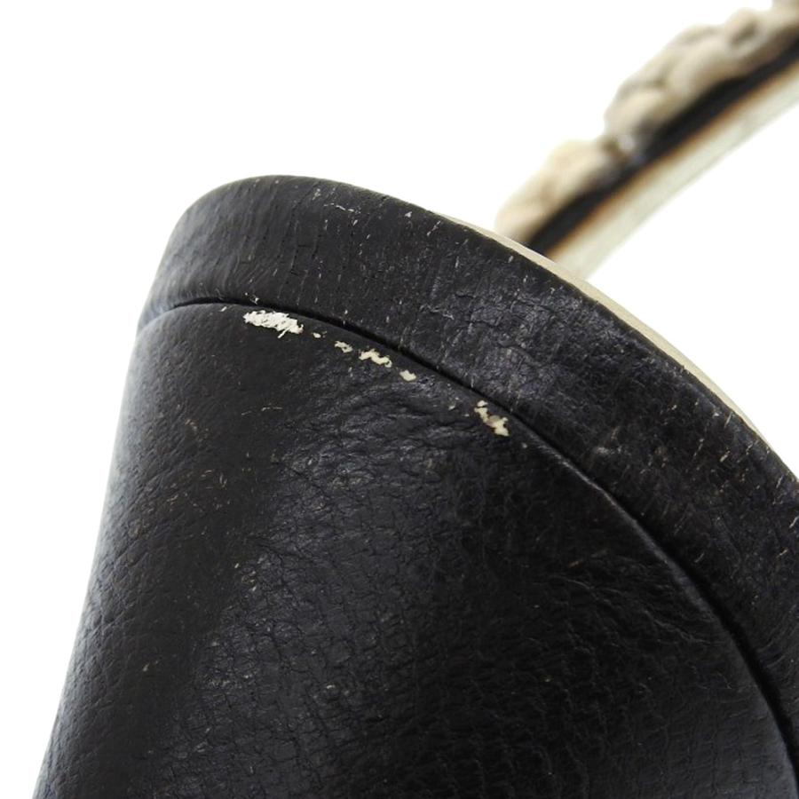 CHANEL（シャネル） 超美品 カメリア×パール マトラッセソール ヒール