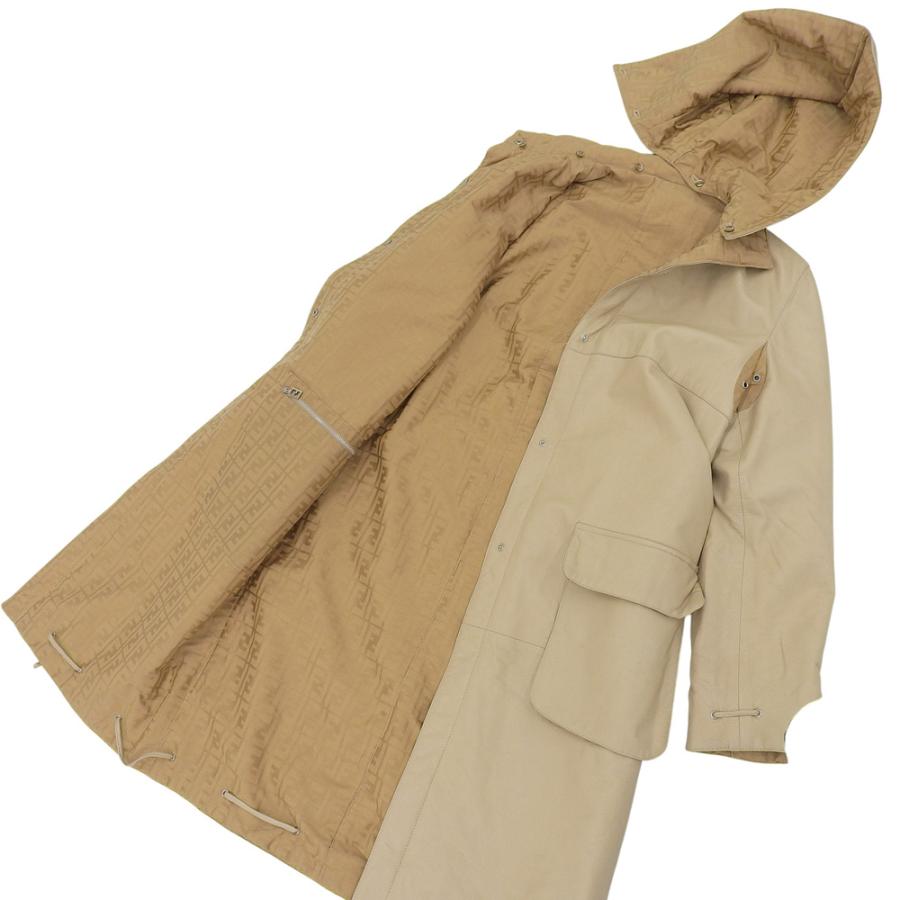 FENDI 365 フェンディ コート風 デザインワンピース 2WAY 90s FENDI（フェンディ） FENDI 90年代 ヴィンテージ カーフレザー×ズッカ
