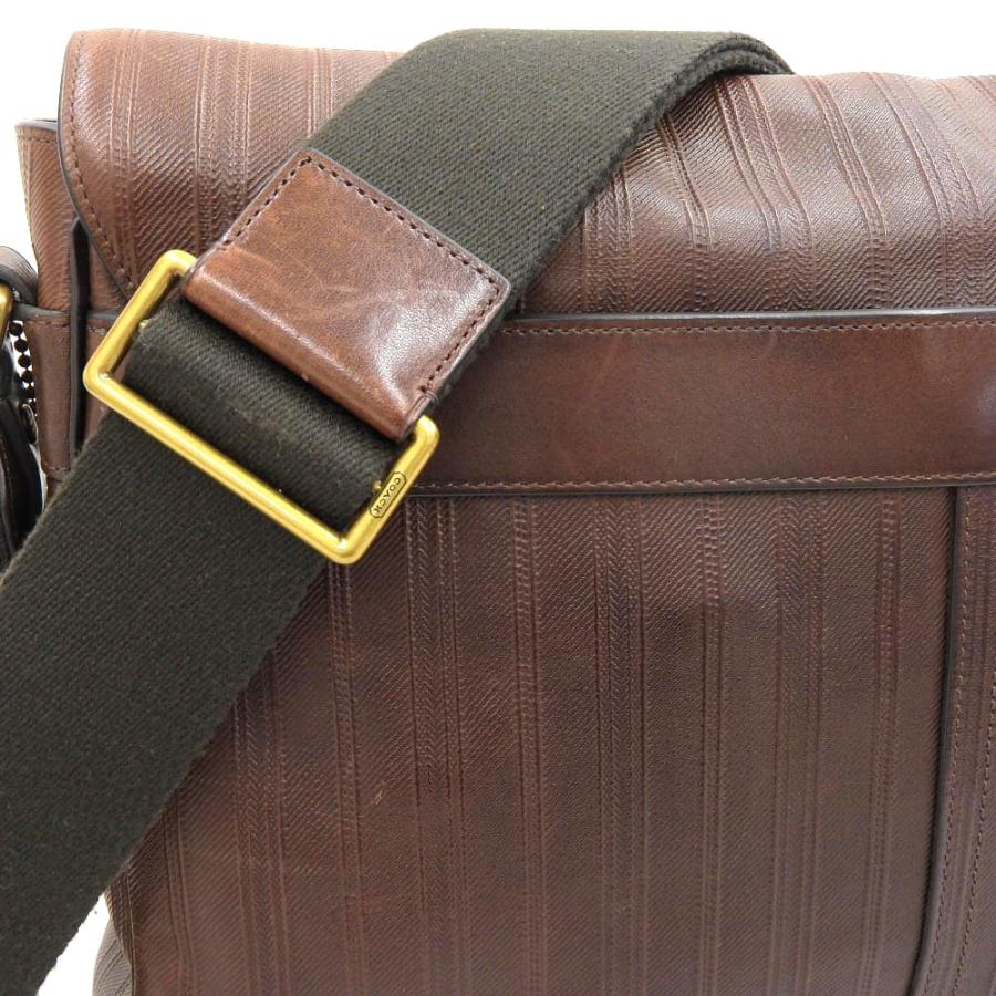 美品 コーチ COACH 70周年記念モデル G1169-70525 レトログラブタンレザー メッセンジャー ショルダーバッグ 記念プレート付 COACH（コーチ） 美品 COACH 70周年記念モデル G1169-70525 レトロ