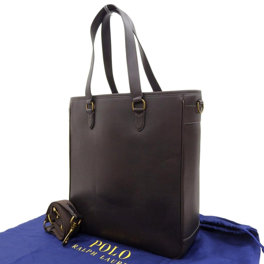美品 LAUREN RALPH LAUREN トートバッグ レザー 2way 2WAY【POLO Ralph