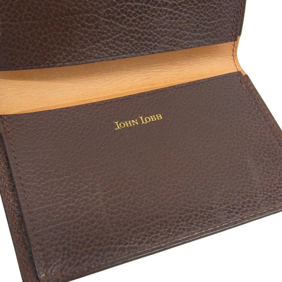 JOHN LOBB（ジョンロブ） 美品 レザー カードケース 名刺入れ ブラウン