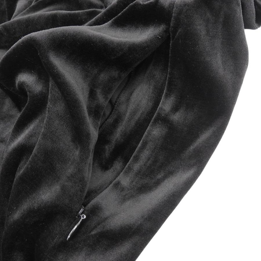超美品 デイジーリン DAISY LIN 2024年商品 07021 Daisy Velour Jump Suit デイジーベロアジャンプスーツ 42 定価77000円 黒_4