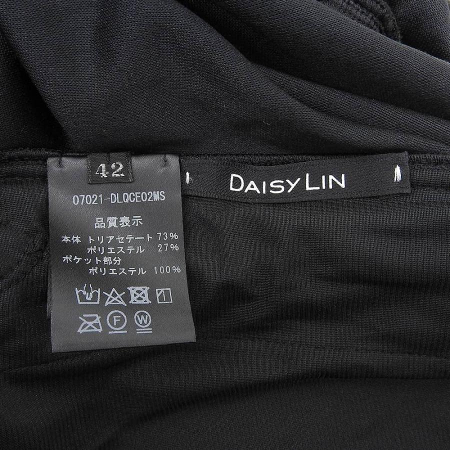 超美品 デイジーリン DAISY LIN 2024年商品 07021 Daisy Velour Jump Suit デイジーベロアジャンプスーツ 42 定価77000円 黒_7