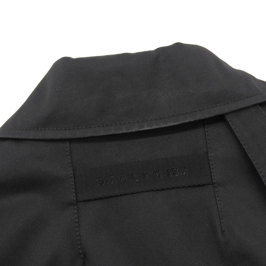超美品 アリクス ALYX トレンチ コート コットン イタリア製 サイズ46 黒 ブラック メンズ 超美品 アリクス ALYX トレンチ コート コットン イタリア製 サイズ46
