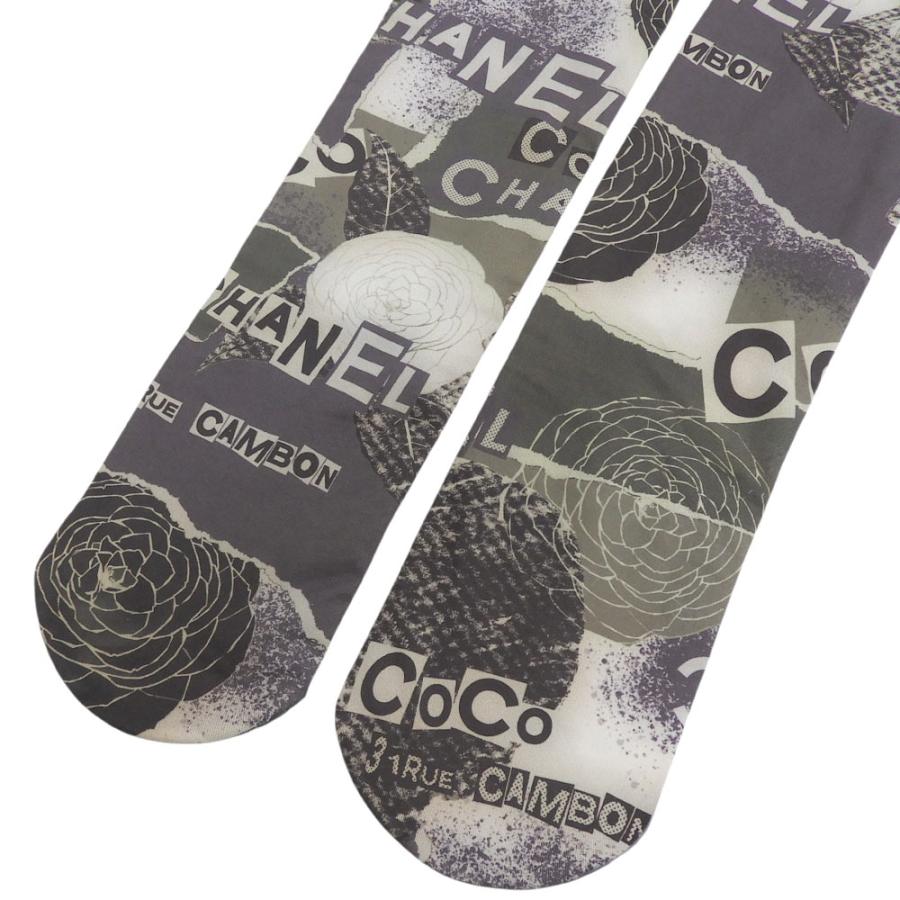 CHANEL（シャネル） 超美品 CHANEL 2020年 総柄 タイツ サイズ1