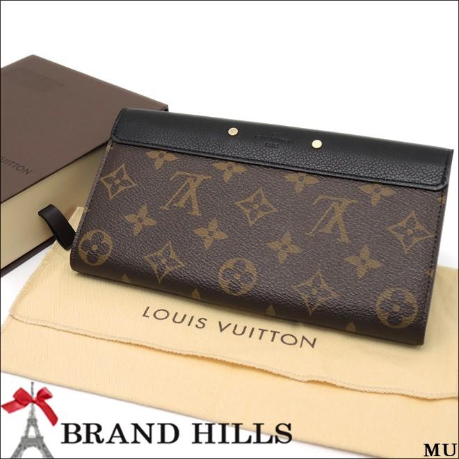 ルイ ヴィトン 長財布 モノグラム ポルト フォイユ パラス ノワール M58415 LOUIS VUITTON 極美品｜brandhills｜02