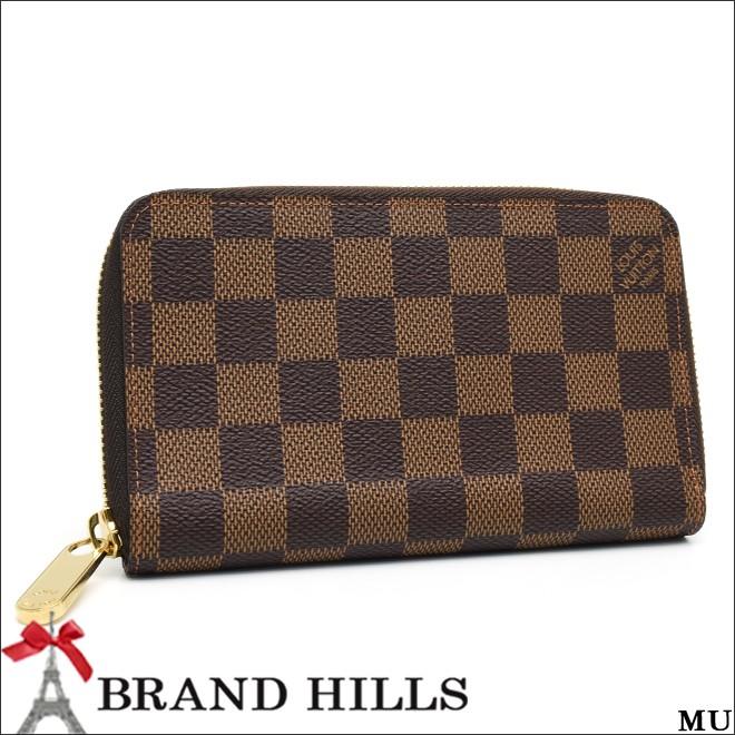 LOUIS VUITTON ルイヴィトン 財布 ダミエ エベヌ ジッピーコンパクト 