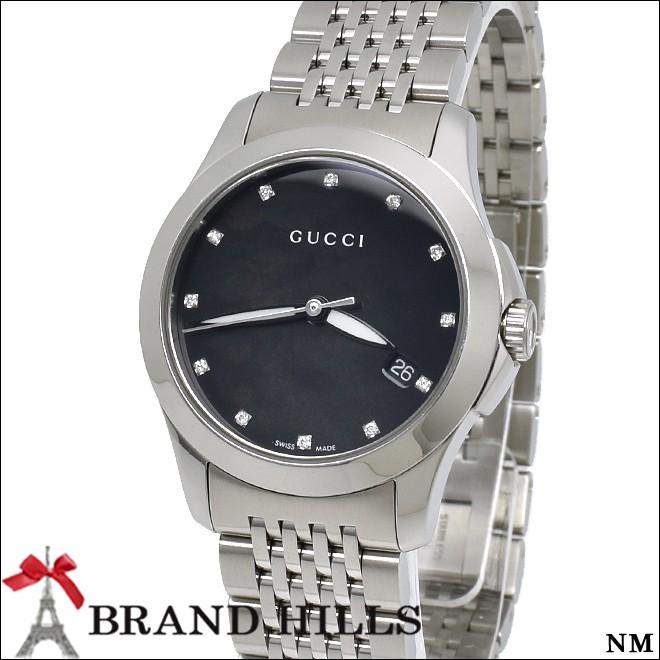 GUCCI グッチ 126.5 G-タイムレス レディースクォーツ 腕時計 SS 