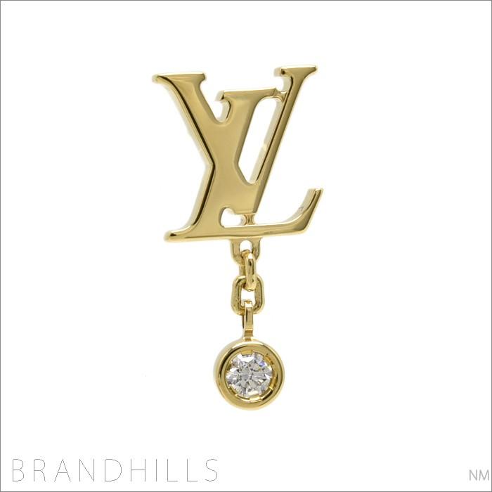 ルイヴィトン LV ピアス 750YG ダイヤモンド ピュス イディール  