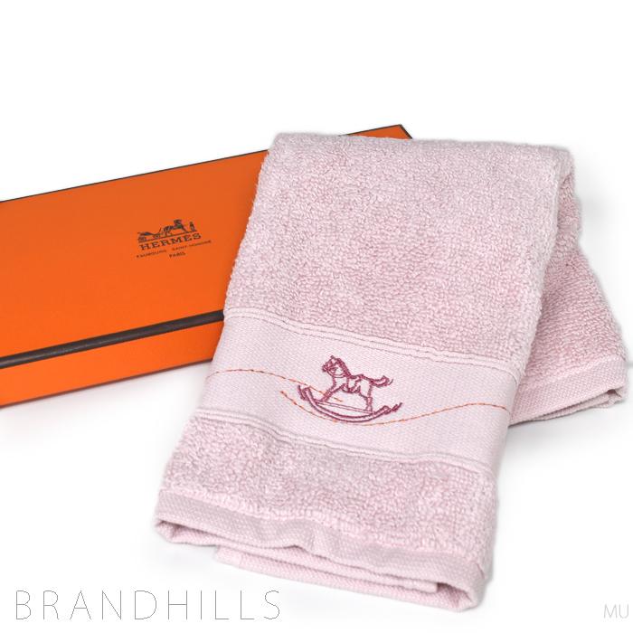 エルメス ハンドタオル ベビーライン 木馬 Dada コットン ローズリラ Hermes ほぼ未使用 ブランドヒルズ 通販 Yahoo ショッピング