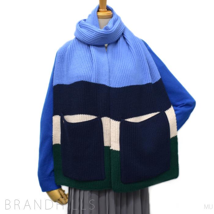 大切な Tory Burch トリーバーチ 大判のウール100％のマフラー blog