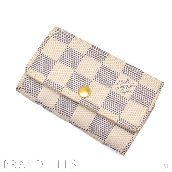 代引き手数料無料 ルイヴィトン キーケース 6連 メンズ レディース ミュルティクレ6 ダミエ アズール N Louis Vuitton 極美品 21超人気 Www Skylanceronline Com