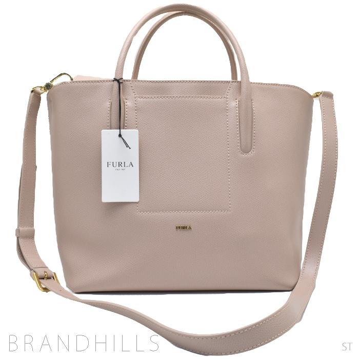 FURLA フルラ ハンドバッグ アストリッド ベージュレザー 2WAY 