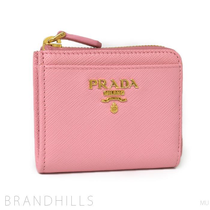 PRADA プラダ コインケース サフィアーノ メタル PETALO ピンク 小銭 