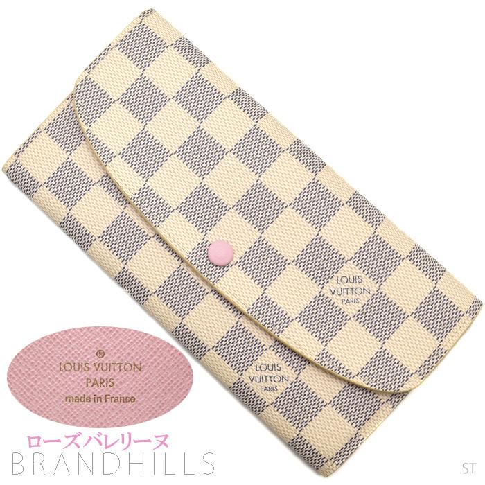 LOUIS VUITTON ルイヴィトン 長財布 ポルトフォイユ エミリー ダミエ  