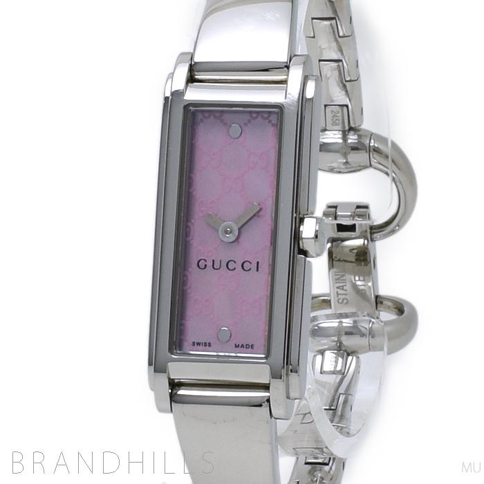 GUCCI 109 Gラインバングル ピンク レディース 腕時計 スクエア