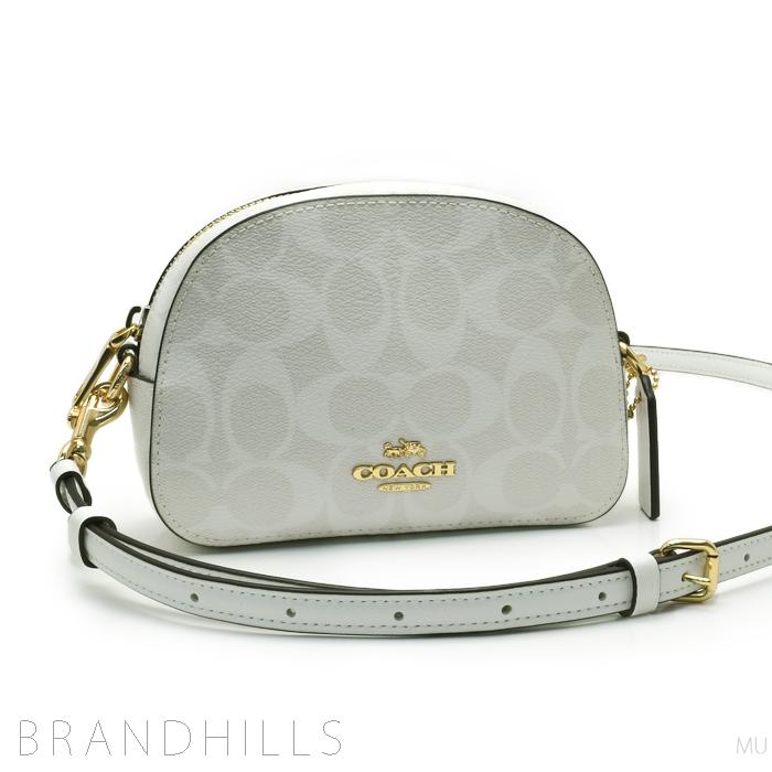 COACH コーチ ショルダーバッグ ミニ セレナ シグネチャー PVC レザー  