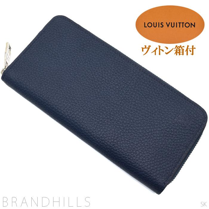 ルイヴィトン 長財布 メンズ レディースファッション ジッピーウォレット ヴェルティカル ブランドヒルズのルイヴィトン トリヨンレザー ネイビー ネイビー 未使用品 Louis Vuitton M5 ブランドヒルズ