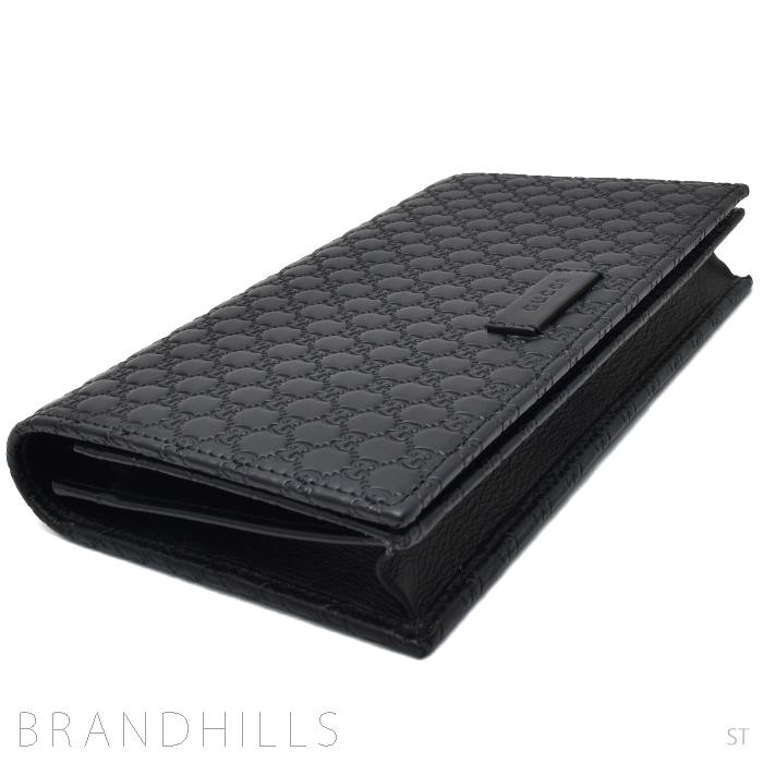 GUCCI グッチ ショルダーウォレット マイクログッチシマ ブラック  