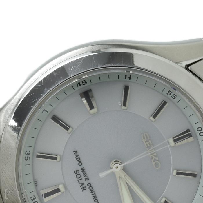 セイコー 腕時計 メンズ スプリット ソーラー電波 SS シルバー文字盤 SBTM019 （7B22-0AY0） SEIKO 美品｜brandhills｜09