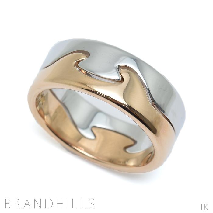 Georg Jensen ジョージジェンセン フュージョンリング ＃51 2連 750 