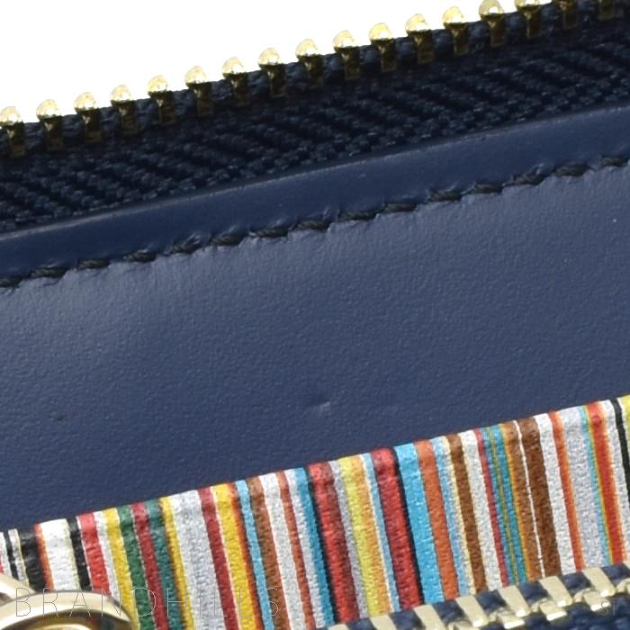 Paul Smith ポールスミス 長財布 ラウンドファスナー マルチストライプ 