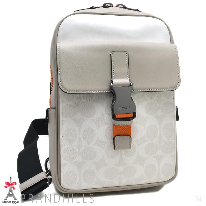 COACH トラック パック・カラーブロック シグネチャー キャンバス