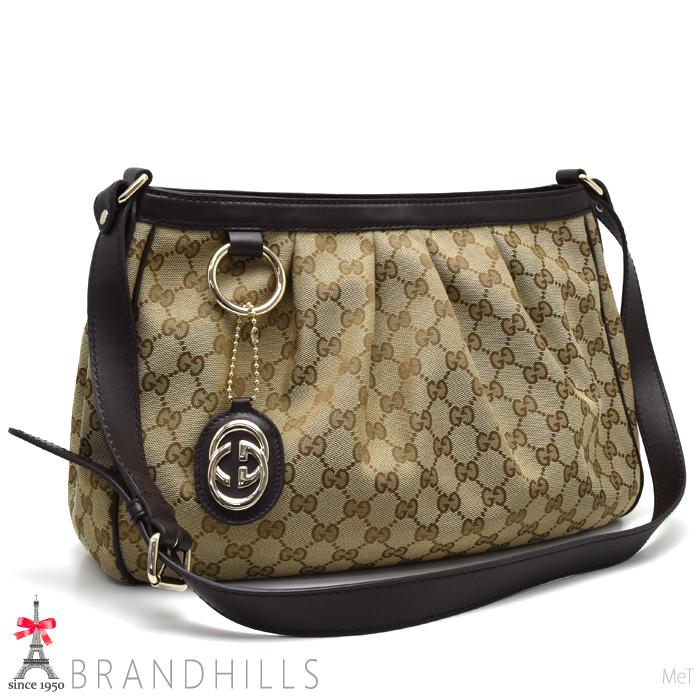 美品】グッチ スーキー GGキャンバス ショルダーバッグ ハンドバッグ