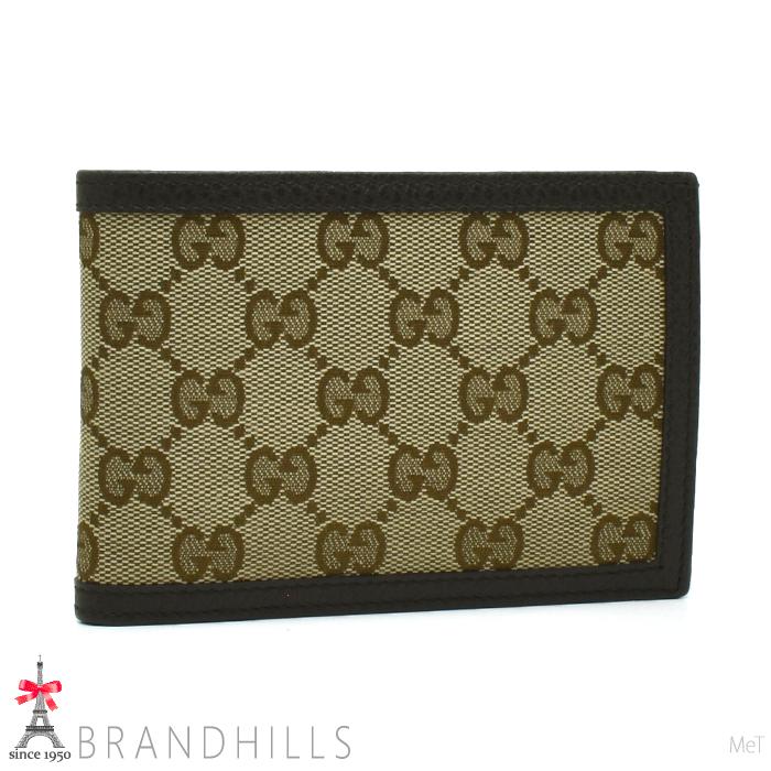 グッチ 財布 二つ折り GGキャンバス ベージュ ブラウン 292534 GUCCI 