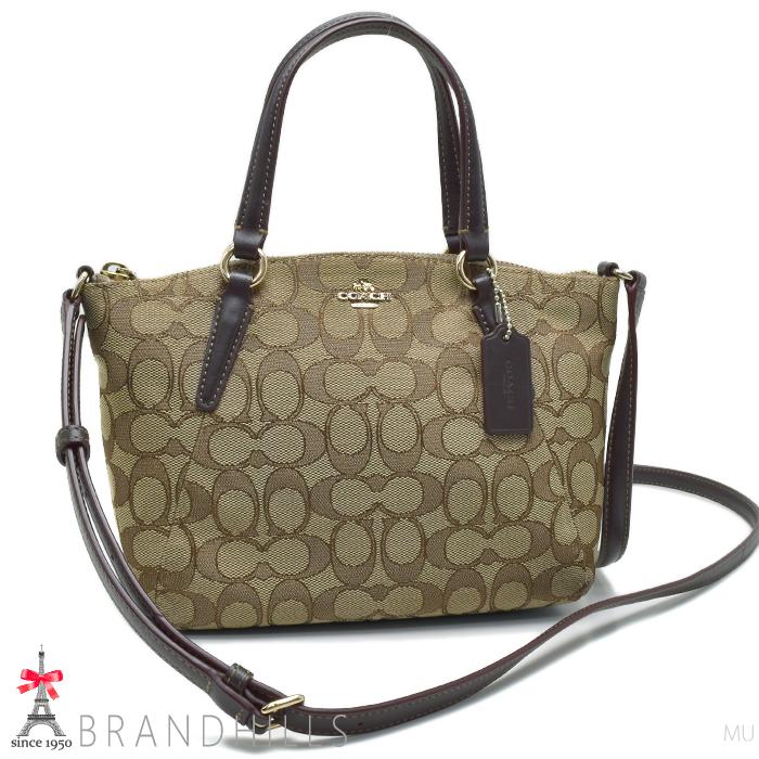 COACH（コーチ） ハンドバッグ アウトライン シグネチャー カーキ 