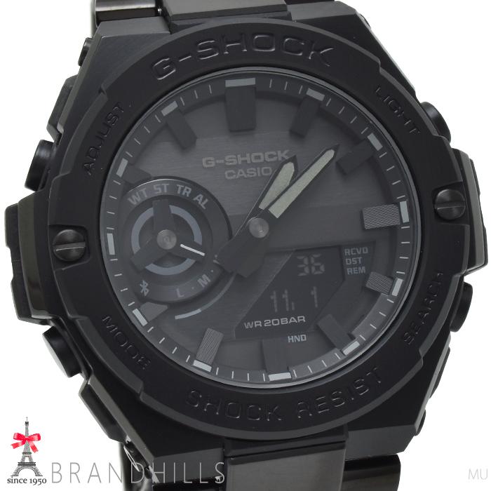 カシオ G-SHOCK 腕時計 G-STEEL ソーラー Bluetooth スマートフォンリンク SS GST-B500BD-1AJF ...