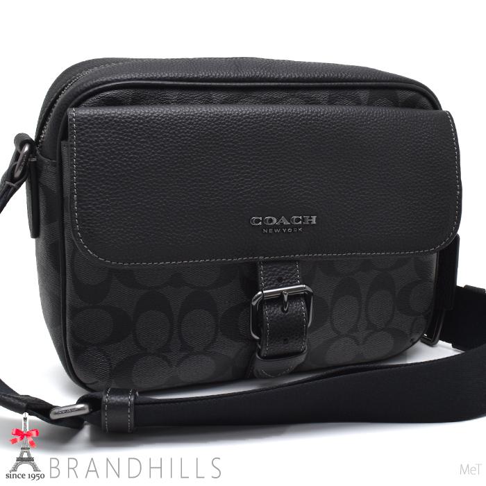 コーチ ショルダーバッグ メンズ ハドソン クロスボディ シグネチャー  