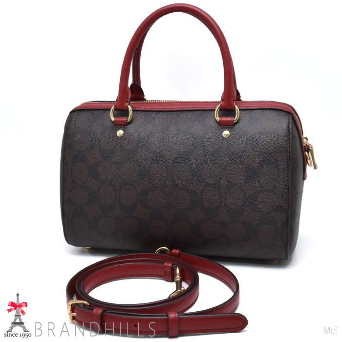 COACH ブラウン ボストンバッグ ショルダー 2way 6398 コーチ ボストンバッグ/ハンドバッグ/ショルダーバッグ バッグ