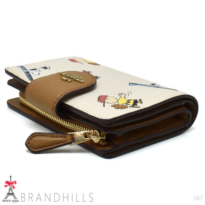COACH コーチ 財布 二つ折り メンズ レディース PEANUTS コラボ COACH コーチ 財布 二つ折り メンズ レディース PEANUTS コラボ