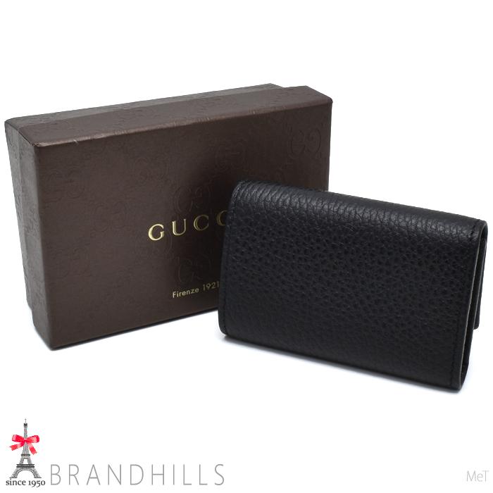GUCCI（グッチ） キーケース 6連 メンズ レディース レザー ブラック