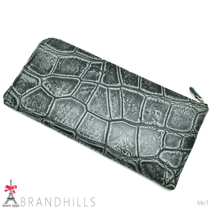 クロコダイル 本革 ラウンドファスナー 長財布 メンズ レディース クロコダイル 長財布 メンズ レディース 本革 クラウンマーク ワニ革 一枚革 本物 財布 ラウンドファスナー バックホーン 鰐革 小銭入れ  エキゾチックレザー 大人 かっこいい 男女兼用 紳士 人気 プレゼント ギフト 送料無料