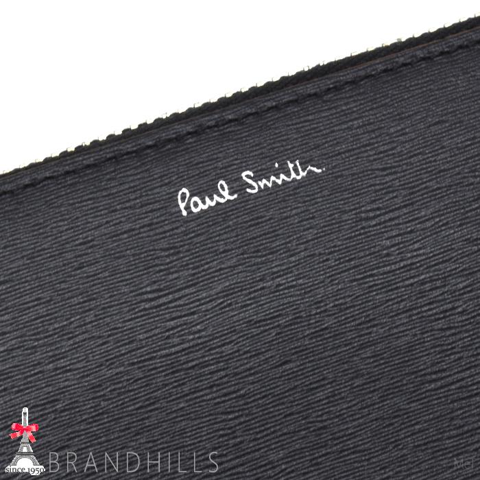 ポールスミス 長財布 メンズ レザー ブラック マルチカラー ラウンドファスナー M1A-4778X Paul Smith 未使用品｜brandhills｜08