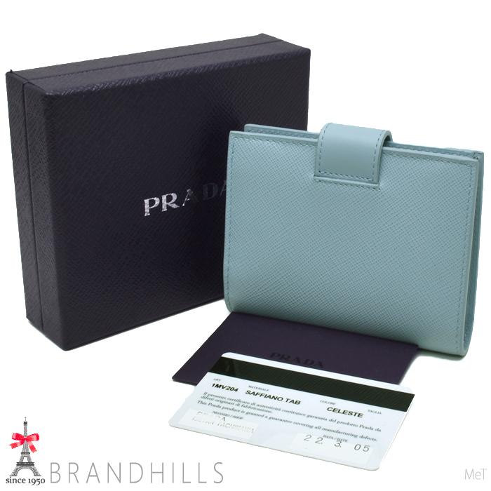 PRADA プラダ 財布 二つ折り レディース サフィアーノ タブ PRADA プラダ 財布 二つ折り レディース サフィアーノ タブ