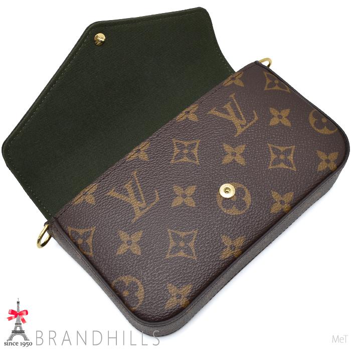 ルイヴィトン ショルダーバッグ ミュルティ ポシェット フェリシー モノグラム ホルダー付 M80091 LOUIS VUITTON ほぼ未使用｜brandhills｜06