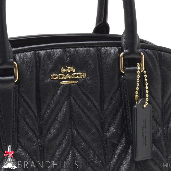 COACH（コーチ） ハンドバッグ レディース キルティングレザー 