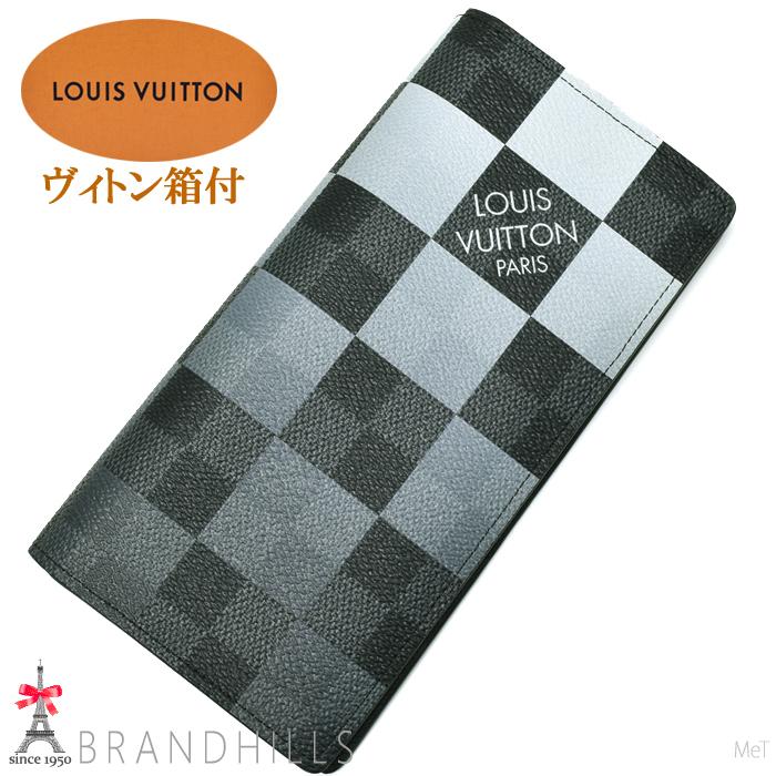 超美品 ルイヴィトン ポルトフォイユブラザNM ダミエ　グラフィットジャイアント LOUIS VUITTON（ルイ・ヴィトン） 長財布 二つ折り メンズ
